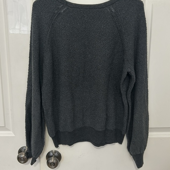 American Eagle sweater size large dark gray cotton blend long sleeve - Picture 3 of 6